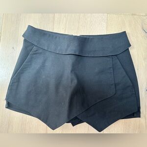 Talula Black High-Waist Skort
